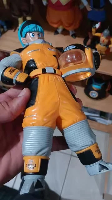 Bulma Space Suit Dragon Ball Z Anime Figure Model Statue PVC 8" [No Box]