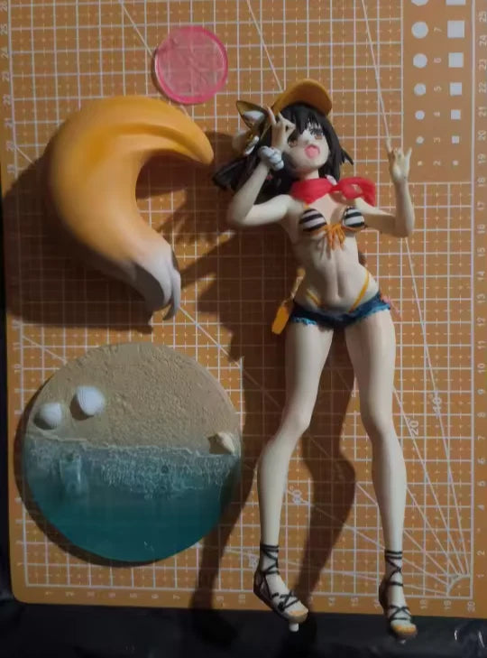 Kuda Izuna Swimsuit Ver. Blue Archive Anime Figure Model Statue PVC 9" [No Box]