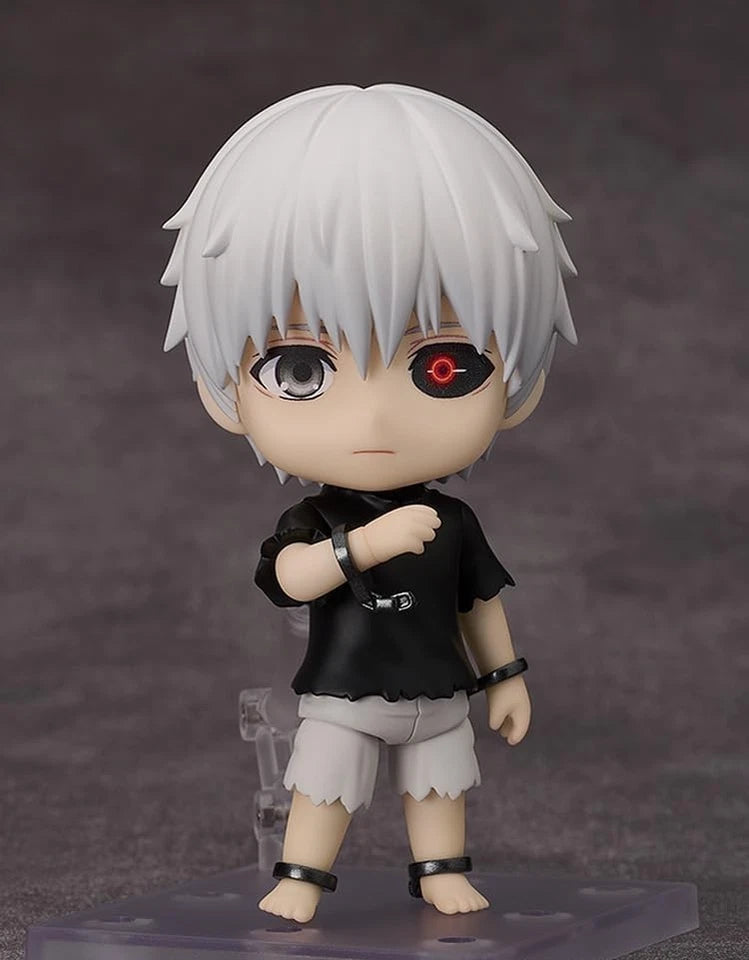 Kaneki Ken Tokyo Ghoul Anime Adjustable Kawaii Chibi Figurine PVC 3.9" [Boxed]
