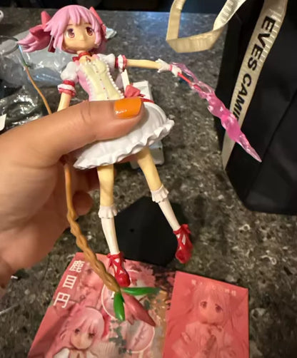 Madoka Kaname Puella Magi Madoka Magica Anime Figure Model Statue PVC 7" [Boxed]