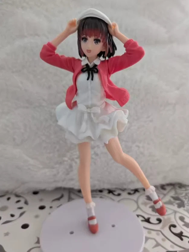 Megumi Kato How To Raise A Boring Girlfriend Cute Anime Figure PVC 7.5" [No Box]