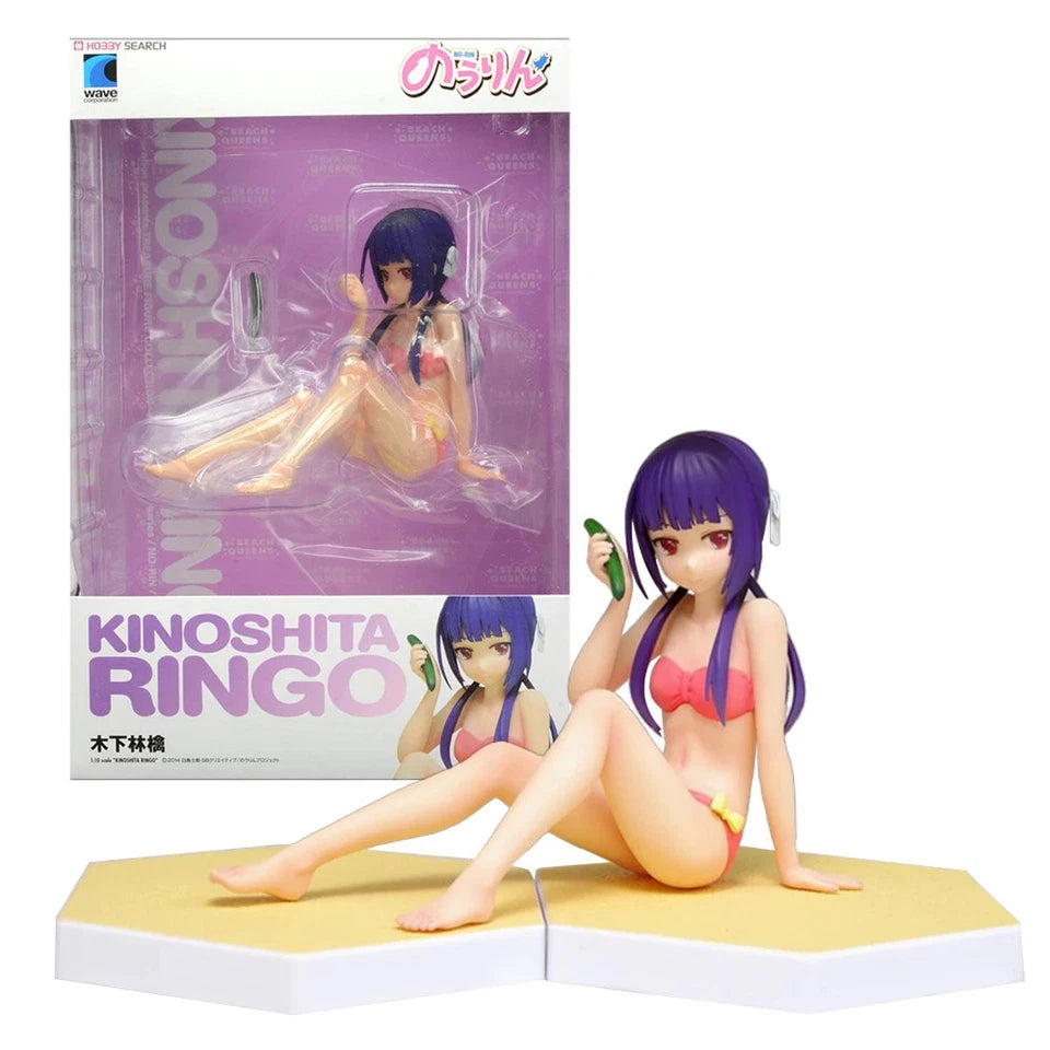 Ringo Kinoshita Bikini No-Rin Kawaii Desktop Anime Figure PVC 3.5" [Boxed]