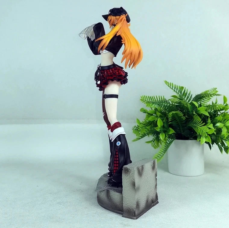 Asuka Sohryu Street Punk Neon Genesis Evangelion Anime Figure PVC 11" [Boxed]