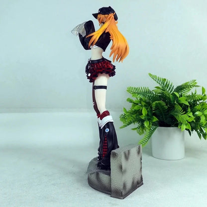 Asuka Sohryu Street Punk Neon Genesis Evangelion Anime Figure PVC 11" [Boxed]