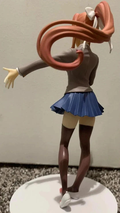 Monika Doki Doki Literature Club! Kawaii Anime Figure Model Statue PVC 7" [Boxed]