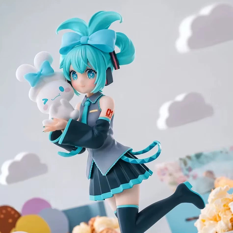 Hatsune Miku x Cinnamoroll Project DIVA Vocaloid Kawaii Figure PVC 7" [Boxed]
