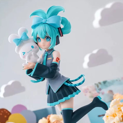 Hatsune Miku x Cinnamoroll Project DIVA Vocaloid Kawaii Figure PVC 7" [Boxed]