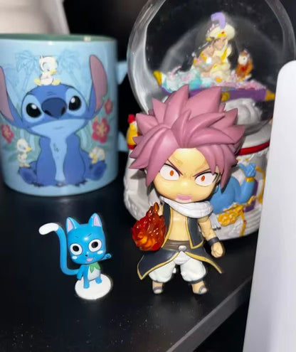 Natsu Fairy Tail Collectible Adjustable Chibi Anime Figure PVC 3.9" [Boxed]