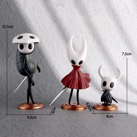Hornet Quirrel Hollow Knight Collectible Figures PVC 2 - 3" [No Box : 3 pc set]