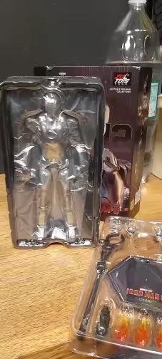 Iron Man Mark 12 Marvel Adjustable Featured Action Figure Model PVC 7" [Boxed]