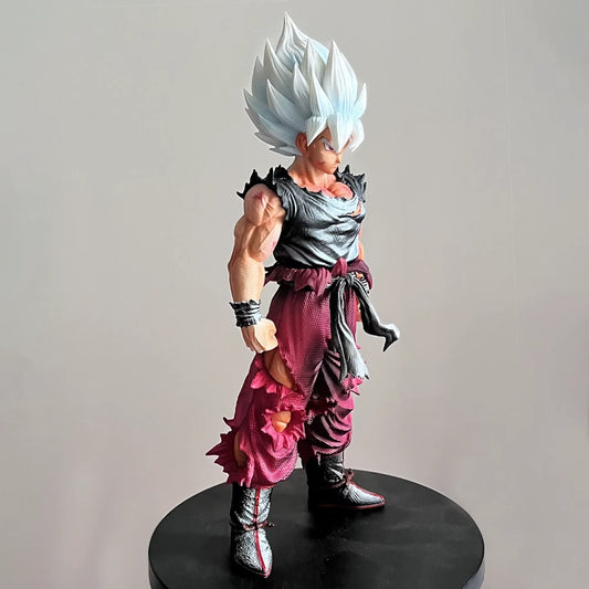 Goku Perfected Ultra Instinct Form Dragon Ball Z Anime Figure PVC 11" [No Box]
