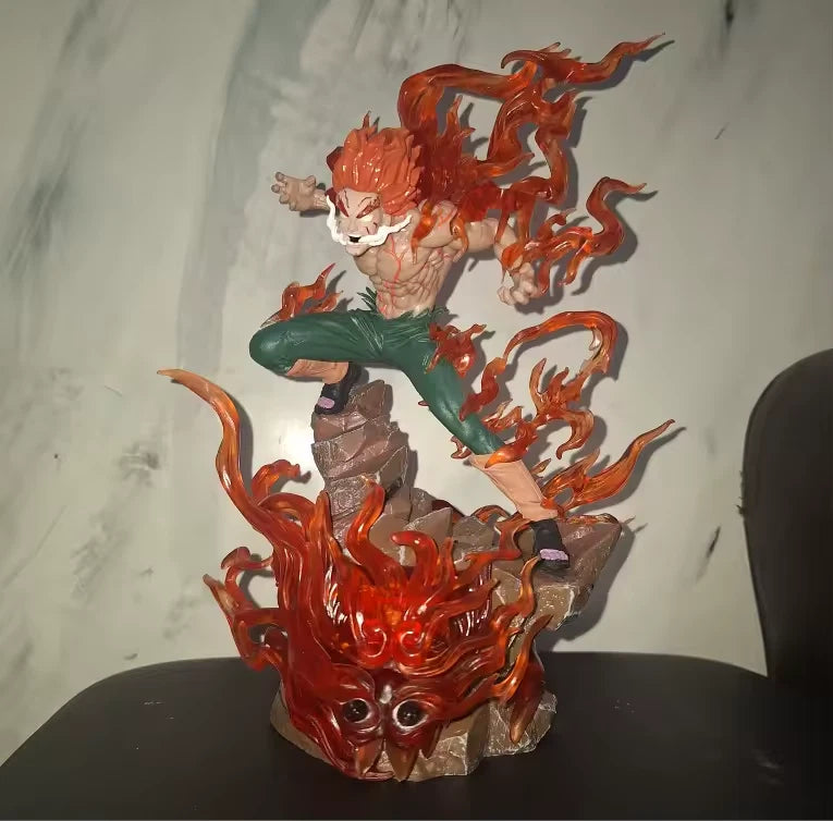 Might Guy Eight Gates Naruto Collector-Grade Anime Figure PVC 9" [Boxed]