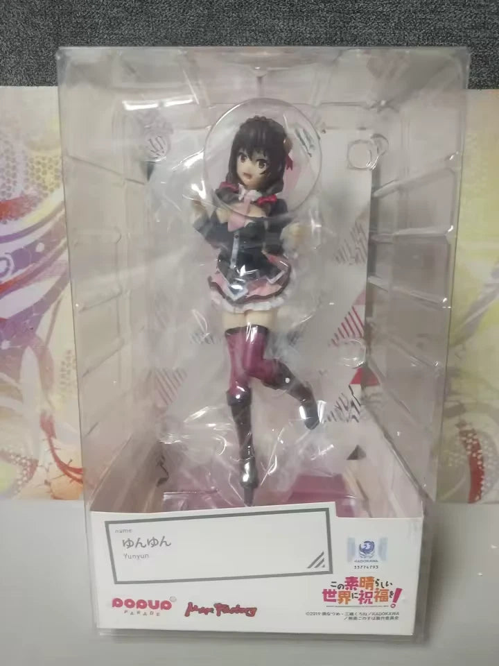 Yunyun Mini Skirt Schoolgirl KonoSuba Kawaii Anime Figure Model PVC 7" [Boxed : Original]