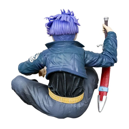 Future Trunks Sitting Dragon Ball Z Anime Collectible Figure PVC 3.9" [No Box]