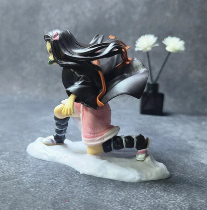 Nezuko Kamado Demon Slayer Collectible Anime Figure Model PVC 5.5" [No Box]