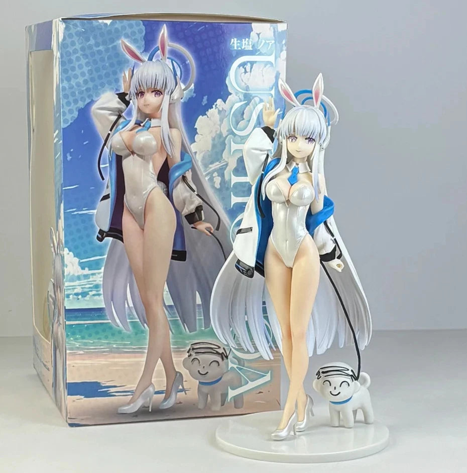 Ushio Noa Bunny Blue Archive Cute Kawaii Anime Figure Model Statue PVC 10" [Boxed]
