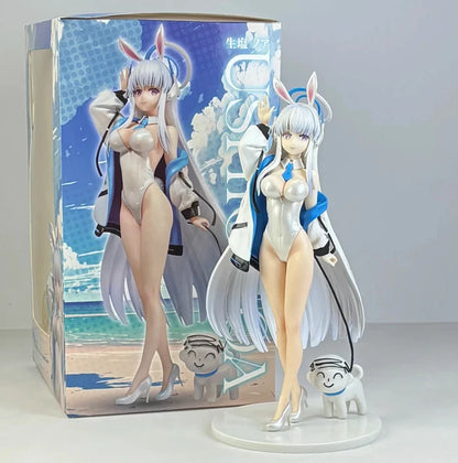 Ushio Noa Bunny Blue Archive Cute Kawaii Anime Figure Model Statue PVC 10" [Boxed]