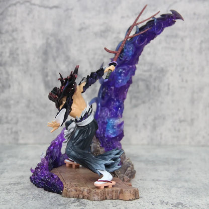 Kokushibo Upper Moon One Demon Slayer Anime Action Figure PVC 8.6" [No Box : Battery Powered]