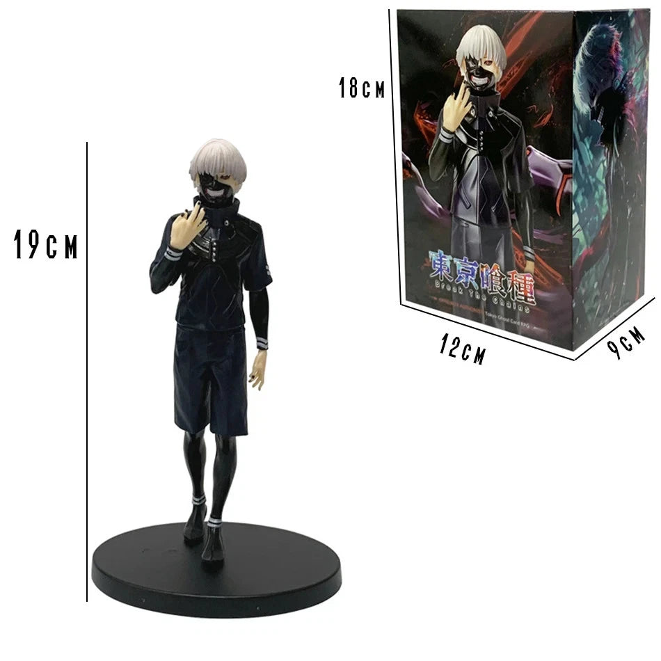 Ken Kaneki Eyepatch Tokyo Ghoul Anime Figure Model Statue PVC 4.5" - 7" [Boxed]