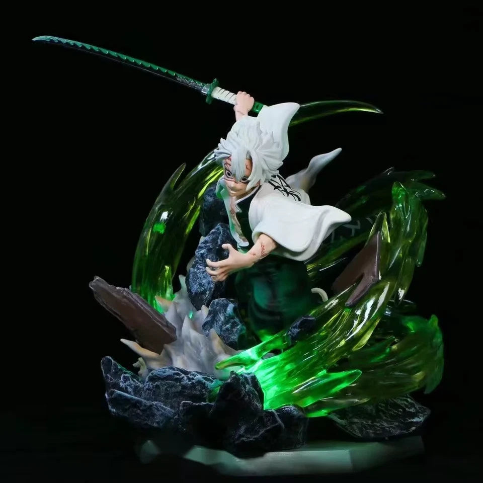 Sanemi Wind Breathing Demon Slayer Anime Figure 11.8" [Original : Battery Powered]