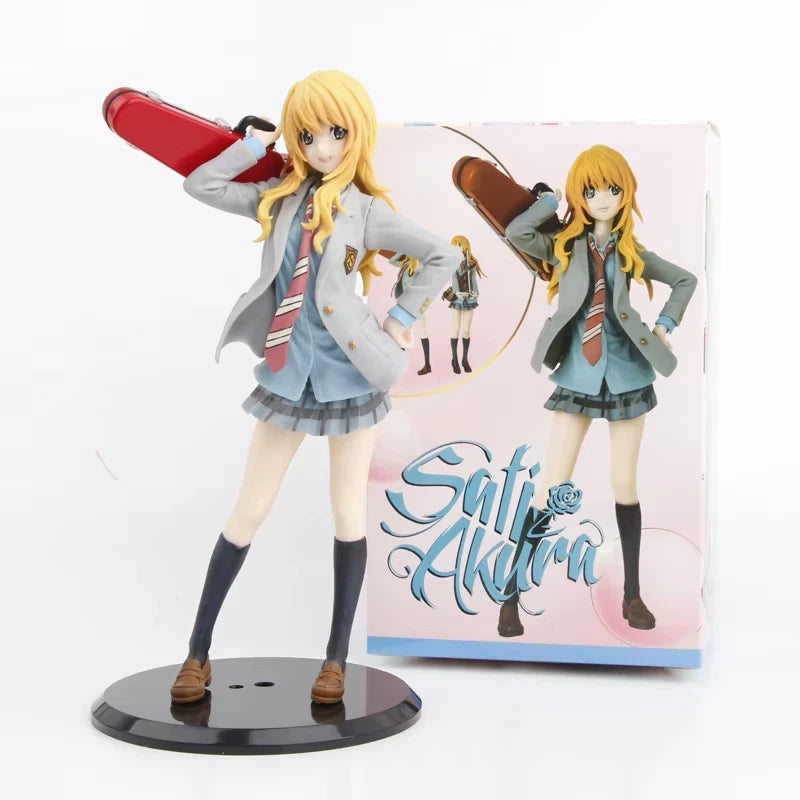Kaori Miyazono Kawaii Your Lie in April Anime Figure Model Statue PVC 8" [Boxed]