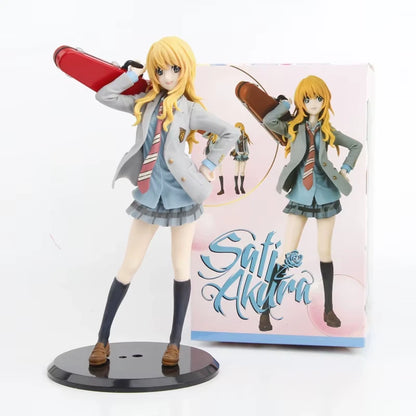 Kaori Miyazono Kawaii Your Lie in April Anime Figure Model Statue PVC 8" [Boxed]