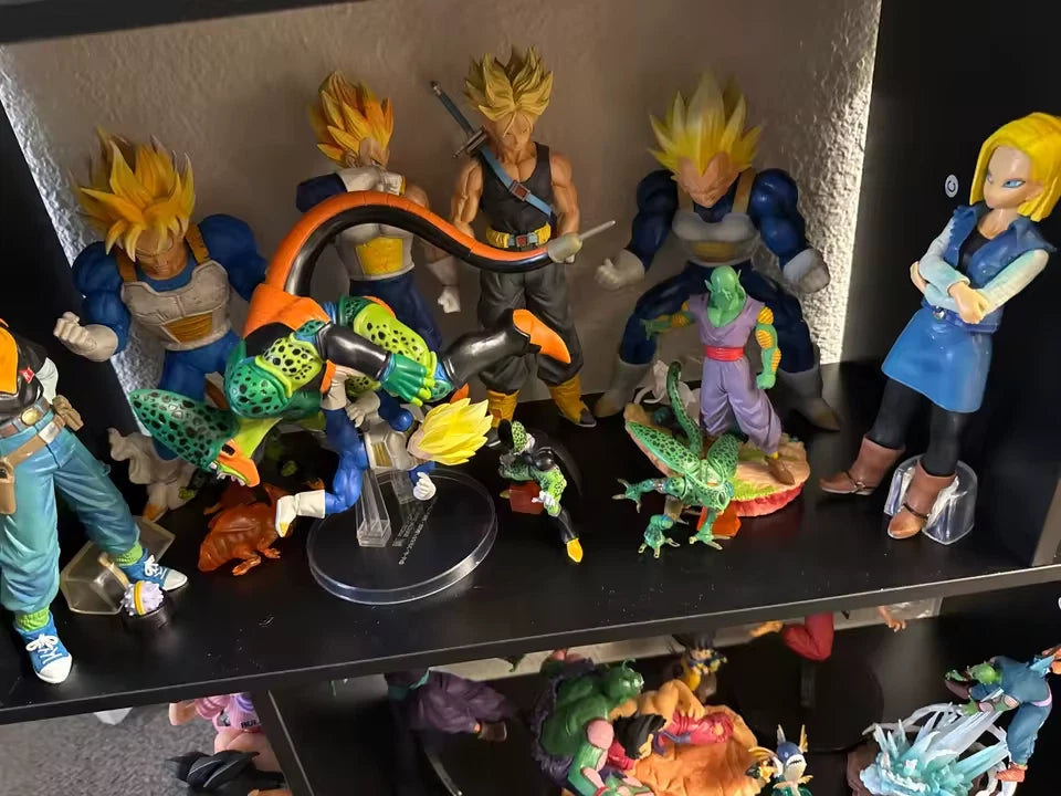 Cell Set of 7 pcs Dragon Ball Z Anime Figure Model Statue PVC 1 - 4" [No Box]