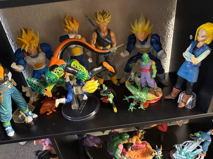 Cell Set of 7 pcs Dragon Ball Z Anime Figure Model Statue PVC 1 - 4" [No Box]