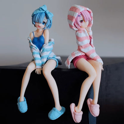 Ram Slumber Re: Zero Anime Kawaii Desktop Petite Figure PVC 5.1 in [Boxed]