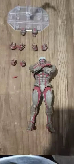Reiner Braun Armored Titan Attack On Titan Anime Adjustable Action Figure PVC 5.2" [Boxed]