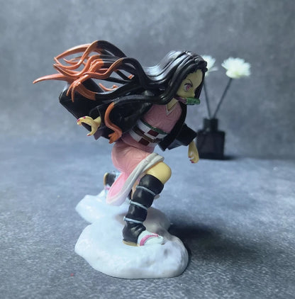 Nezuko Kamado Demon Slayer Collectible Anime Figure Model PVC 5.5" [No Box]