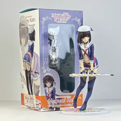 Megumi Racing Ver Saekano: How To Raise A Boring Girlfriend Anime Figure PVC 8" [Boxed]