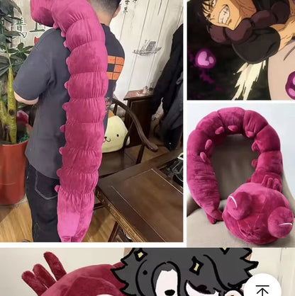 Toji Cursed Spirit Worm Jujutsu Kaisen Anime Cosplay Soft Plush 4.2 ft [No Box]