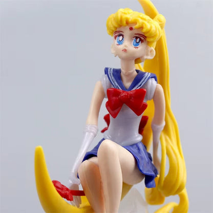 Usagi Tsukino Sailor Moon Anime Kawaii Desktop Figure Girl PVC 5.9" [No Box]