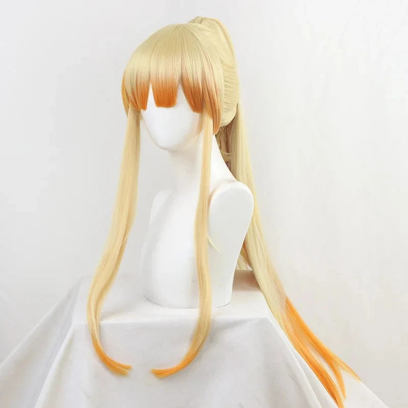 Zenitsu Agatsuma Long Hair Wig Demon Slayer Cosplay 37"  Heat Resistant - Synthetic