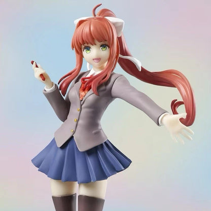 Monika Doki Doki Literature Club! Kawaii Popular Anime Figure PVC 7" [Boxed]