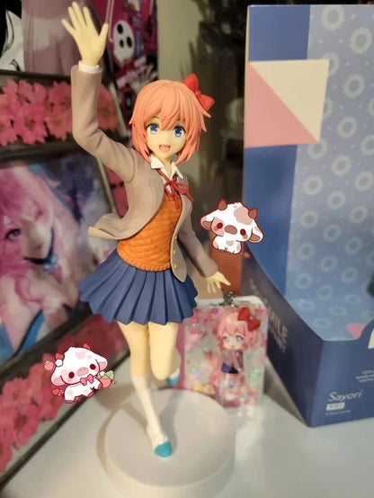 Sayori Doki Doki Literature Club! Kawaii Anime Figure Model Statue PVC 6.5" [Boxed]