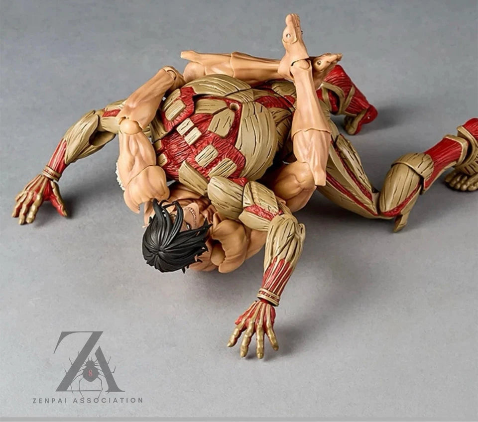 Reiner Braun Armored Titan Attack On Titan Anime Adjustable Action Figure PVC 5.2" [Boxed]