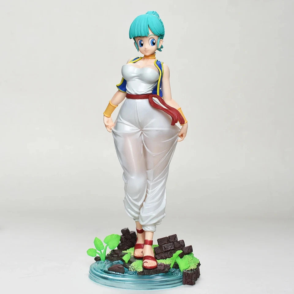 Bulma Arabian Style Dragon Ball Z Curvy Anime Figure PVC 11" [No Box] *Adult Collectible*