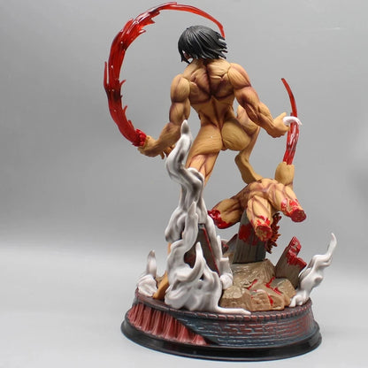 Eren vs Jaw Titan Attack on Titan AOT Best-Selling Anime Figure PVC 11.4" [Boxed]