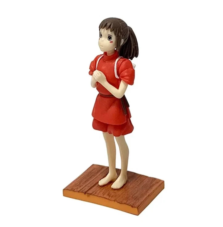 Chihiro Ogin, Kaonashi Spirited Away Movie Anime Figure Model Statue PVC 5" [Boxed]