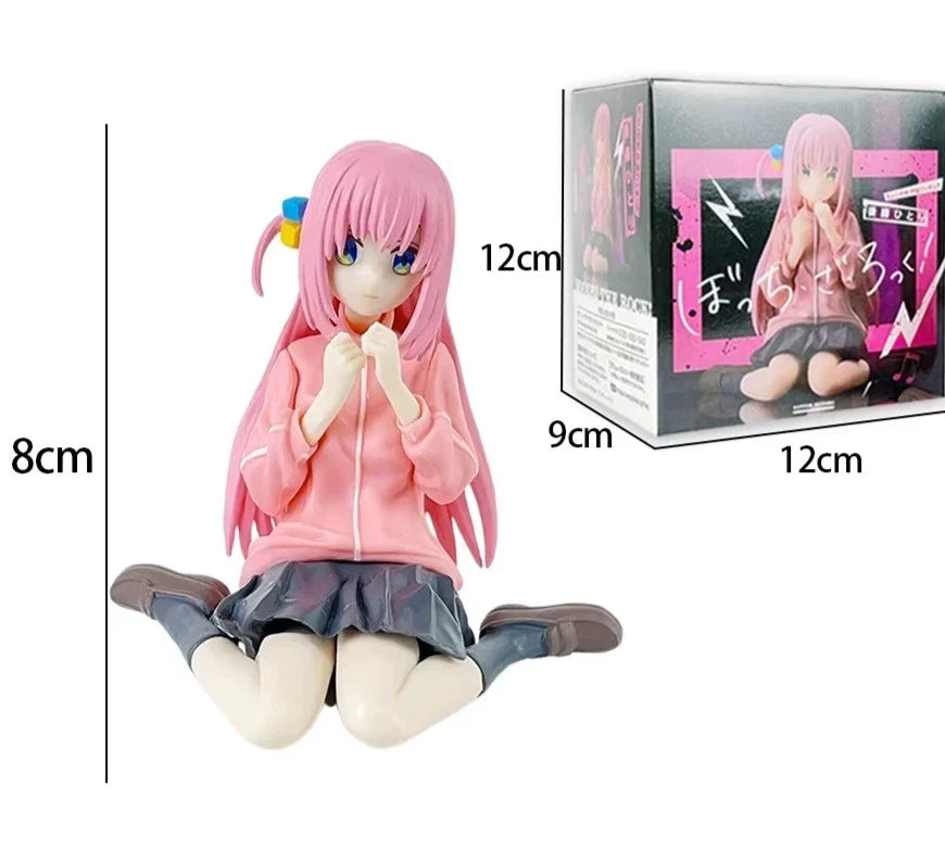 Hitori Gotoh Kneeling Bocchi the Rock! Anime Figure Model Statue PVC 3" [Boxed]