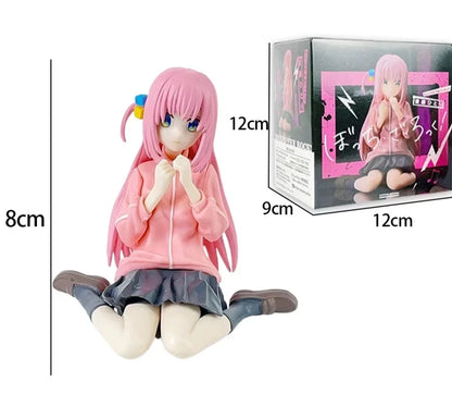 Hitori Gotoh Kneeling Bocchi the Rock! Anime Figure Model Statue PVC 3" [Boxed]