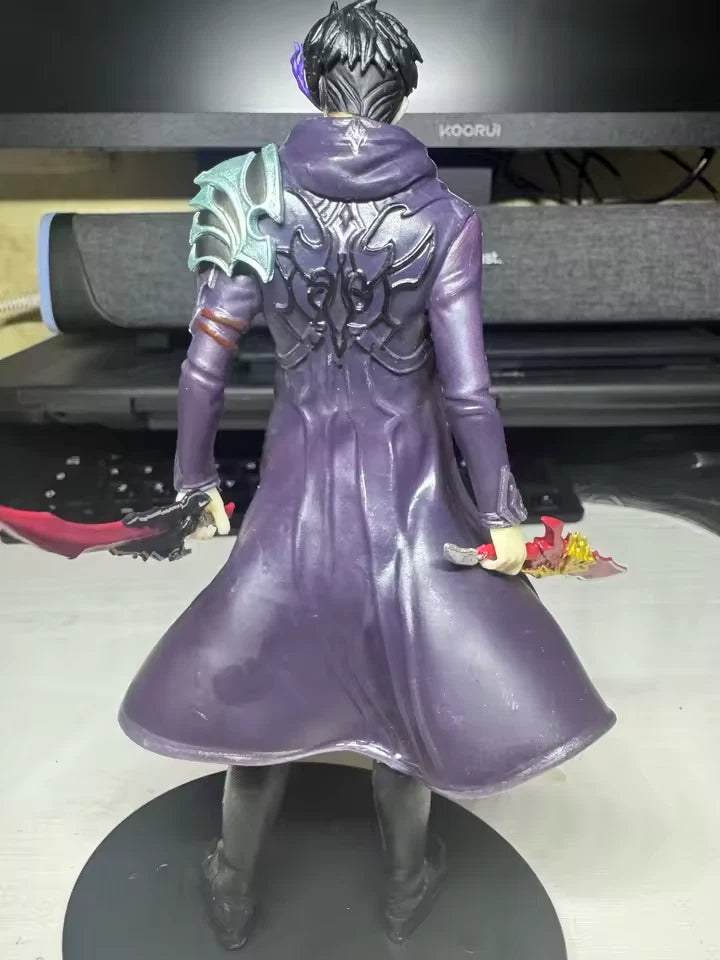Sung Jin-woo Kamish's Wrath Solo Leveling Anime Figure Model Statue PVC 7" [Boxed]