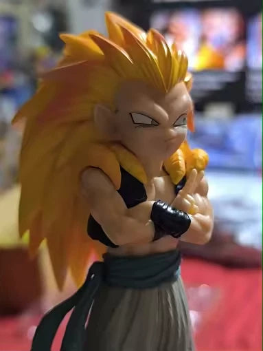 Gotenks Super Saiyan 3 Dragon Ball Z Anime Collectible Figure  PVC 6.6" [No Box]