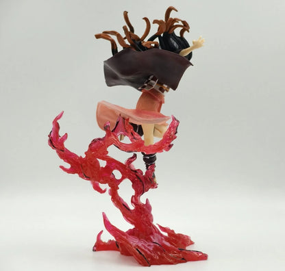 Nezuko Kamado Blood Art Demon Slayer Anime Figure Model Statue PVC 8" [No Box]