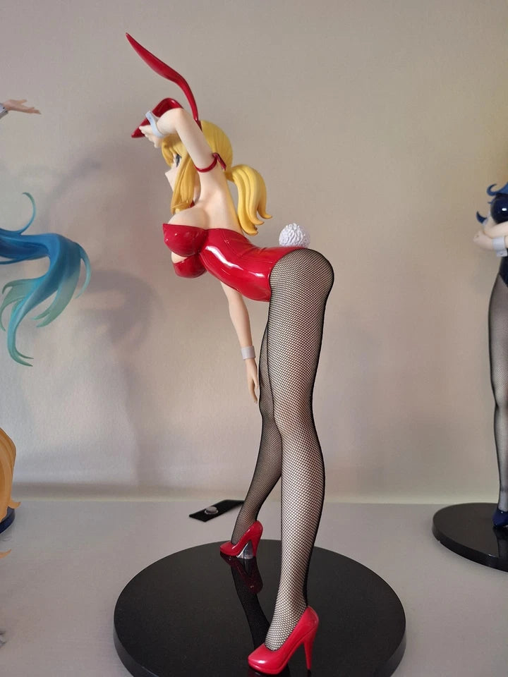Lucy Heartfilia Bare Leg Bunny Fairy Tail Full Bust Anime Figure PVC 14" [No Box] *Adult Collectible*
