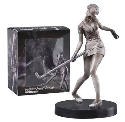 Pyramid Head and Dark Nurse Silent Hill Horror Movie Monster Figure Statue Model PVC [Boxed]