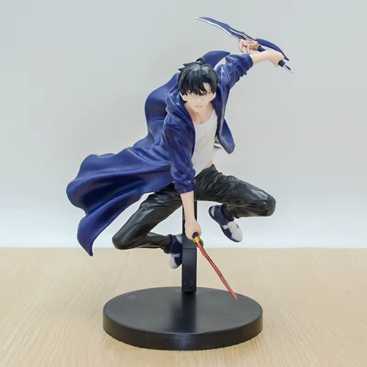 Sung Jin-woo Dual Wield Solo Leveling Collectible Anime Figure PVC 7" [Boxed]