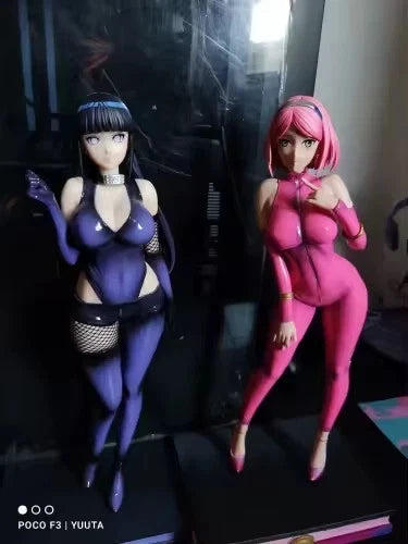 Hinata Hyuga Rave Girl Latex Naruto Exclusive Anime Figure PVC 11.8" [Boxed]